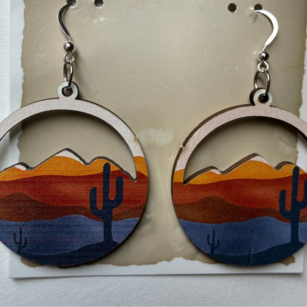 Desert Landscape Earrings